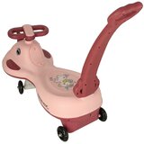  LED guralica za djecu s ručkom s svjetlećim rogom, unicorn pink | shoptok.hr
