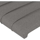  Vzglavje z ušesi temno sivo 93x16x118/128 cm blago, (20954171) | Shoptok.si