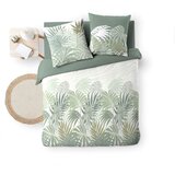 Douceur d intérieur Zelena bombažna posteljnina za zakonsko posteljo/podaljšana 240x220 cm Nymea – | Shoptok.si