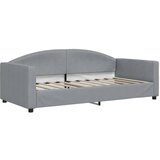  Dnevni krevet na razvlačenje svjetlosivi 90 x 190 cm od tkanine | shoptok.hr