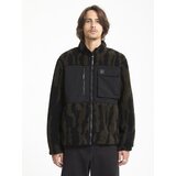 Volcom Jopa iz flisa 'STORM STONE' temno zelena / črna | Shoptok.si