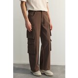 Trendyol Pants - Brown - Wide leg | Shoptok.si