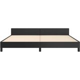  Za krevet s uzglavljem crni 200x200 cm od umjetne kože | shoptok.hr
