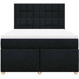  Krevet s oprugama i madracem crni 160x200 cm od tkanine | shoptok.hr