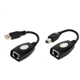 Kettz Adapter konverter USB extender UEX-050 do 50m + printer port Cene