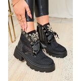Resti Women's openwork boots in black Afaserr | Shoptok.si