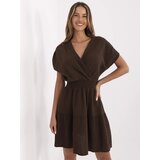 Italy Moda Dress-MI-SK-92160.00-dark brown | Shoptok.si