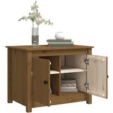  Klubska mizica medeno rjava 71x49x55 cm trdna borovina, (20714223) | Shoptok.si