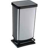 Rotho Koš za smeće PASO 40L – SREBRNI | shoptok.hr