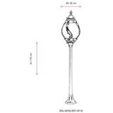 Opviq Vanjska lampa BSU-68182-BSY-M1-B, 110 cm, Podna, ABS, IP65, E27, 60W, Crna | Eponuda.ba