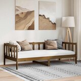  Dnevni ležaj od masivne borovine smeđa boja meda 90 x 200 cm | Eponuda.ba