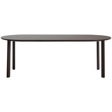 Kave Home Vrtna miza s stekleno mizno plo&amp;scaron;čo 100x230 cm Erice &amp;ndash; Slike