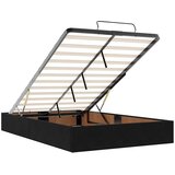  Otomanski krevet s madracima crni 120x200 cm baršunasti | shoptok.hr
