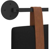  Držeće uzglavlje Zidne Crna 210 x 55 x 5 cm Antikni PU - Crna 200 cm bez LED | shoptok.hr
