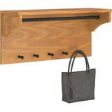  Zidna vješalica za kapute SANDNES 87x30x42 cm Masivno drvo bor | shoptok.hr