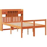  Krevet s regalom za knjige bez madraca 135 x 190 cm od borovine | shoptok.hr