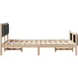  Okvir za krevet Tamno siva 120 x 200 cm tkanina | shoptok.hr