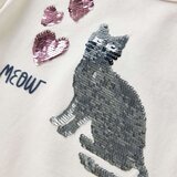  Dječja majica dugih rukava prljavo bijela boja 128 | shoptok.hr