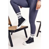 Kesi Dámské vysoké klasické tenisky Big Star - černé | Shoptok.si