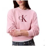 Calvin Klein Jeans Puloverji LS MONOLOGO FRENCH TERRY Rožnata Cene