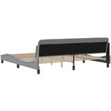  Okvir za krevet Dover svjetlosivi 200 x 200 cm od tkanine | Eponuda.com