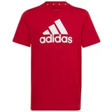 Adidas Majice s kratkimi rokavi Big Logo Tee JR Rdeča