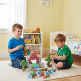 Magnetni set kockica za djecu – 96 dijelova, ružičasti dvorac | shoptok.hr