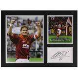  Francesco Totti Signed 16"x12" Photo Display Italy Roma Autograph Memorabilia COA