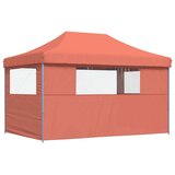 Šator za svadbe - šator za zabave Terakota 292 x 440 x 315 cm Oxford tkanina - Terakota s dvije bočne zidove Da | shoptok.hr