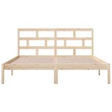  Okvir za krevet od masivnog drva 180 x 200 cm 6FT veliki bračni | shoptok.hr