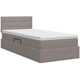  Krevet s madracem i skladištem Sivosmeđa 90 x 200 cm Baršun - Sivosmeđa 90 x 200 cm Dizajn linija | shoptok.hr