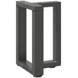  Noge za klub stolić T-oblika 2 kom antracit 38x25x(42-43) cm čelik | shoptok.hr