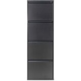 Spinder Design Crni metalni ormarić za cipele Billy – | shoptok.hr