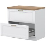 Tara ELEMENT ZA KUHINJO TARA R-90-2MBOX S KOVINSKIMI PREDALI-Bela mat lak Cene