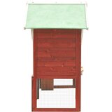 Kavez za zečeve crveno-bijeli 140x63x120 cm od masivne jelovine | Eponuda.ba