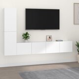  4-dijelni set TV ormarića bijeli od konstruiranog drva | Eponuda.ba