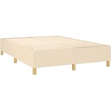  s oprugama i madracem krem 140 x 190 cm od tkanine | shoptok.hr