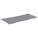  Jastuk za vrtnu klupu sivi 120 x 50 x 3 cm od tkanine Oxford | shoptok.hr