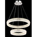 Globo Globo 67387-60 - LED prigušiva visilica na sajli LAUREL LED/60W/230V prozirna + daljinski upravljač | Eponuda.com