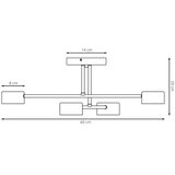  plafonski visilica halo 4xGX53/12W/230V bež | Eponuda.com