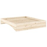 Karup Design Bračni krevet od masivnog bora bez uzglavlja 180x200 cm u prirodnoj boji Orbit – Cijene