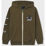 Mayoral Otroška mikica zelena barva, s kapuco | Shoptok.si
