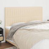 vidaXL Uzglavlje 4 kom krem 90x5x78/88 cm od tkanine | shoptok.hr