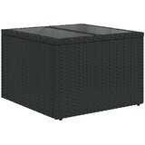  Vrtni set od 7 dijelova s jastucima, crni poliratan | shoptok.hr