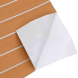  Prostirka za čamce Prugasti Smeđa i bijela 240 x 60 cm EVA - 240 x 60 cm Smeđa i bijela | shoptok.hr