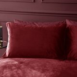 Catherine Lansfield Crvena posteljina za krevet za jednu osobu od samta 135x200 cm Kingsley – | shoptok.hr