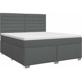  Boxspring krevet s madracem Tamnosiva 140 x 190 cm Tkanina 190 x 144 x 140.5 cm | Shoptok.si
