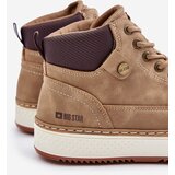 Big Star Lace-up men's ankle boots Big Star Hi-Poly System brown | shoptok.hr
