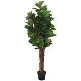vidaXL Umeten lirastolisti fikus 96 listov 80 cm zelen | Shoptok.si