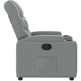 vidaXL Naslanjač svetlo siv blago | Shoptok.si